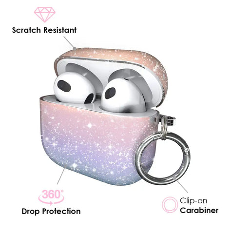 Ombre Stardust Glitter AirPods Case