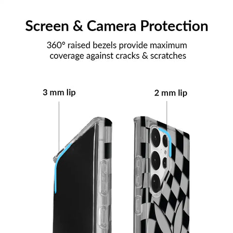 Playboy Checkmate Clear Samsung Case