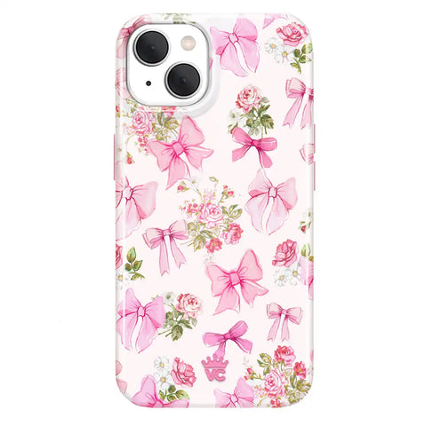 Posie Pink Bow iPhone Case