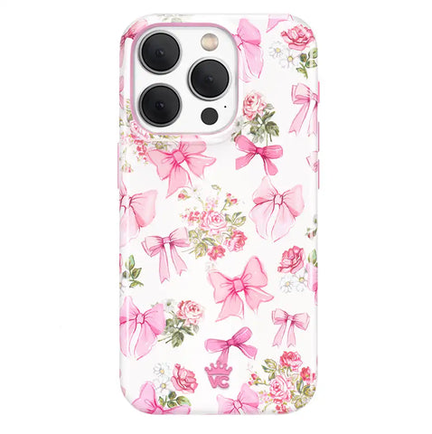 Posie Pink Bow iPhone Case