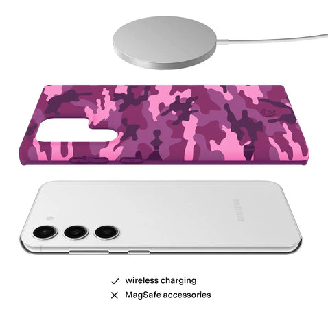 Magenta Camo Samsung Case