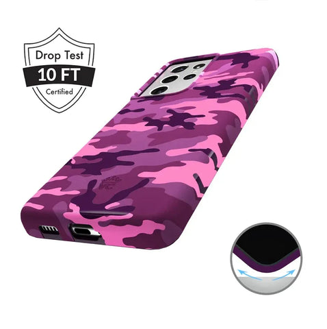 Magenta Camo Samsung Case
