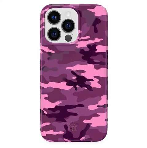 Magenta Camo iPhone Case