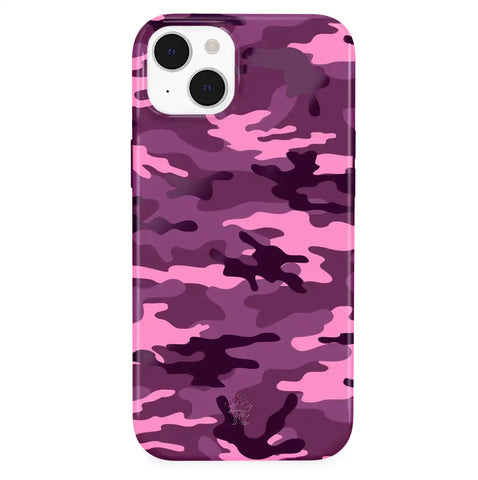 Magenta Camo iPhone Case