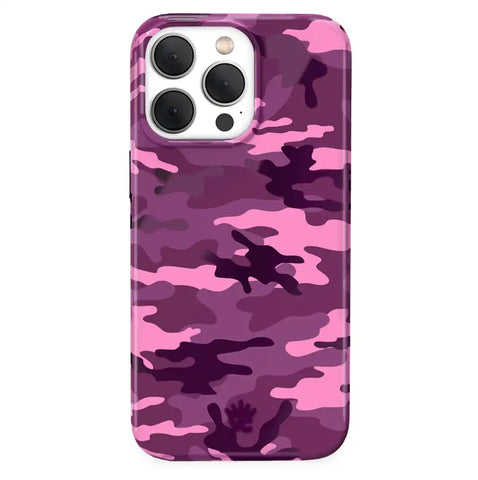 Magenta Camo iPhone Case