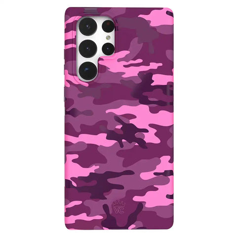 Magenta Camo Samsung Case