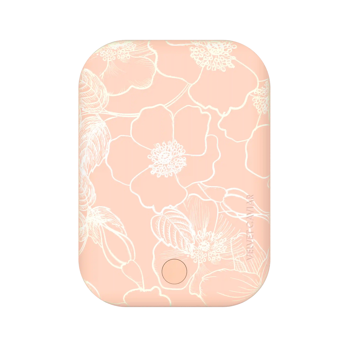 Peach Blossom Portable MagSafe Charger Power Pack