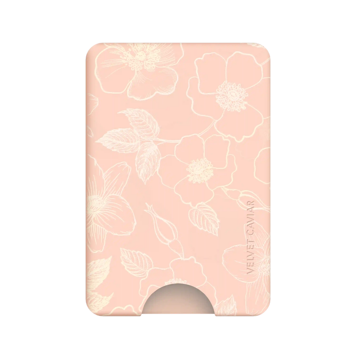 Peach Blossom Magsafe Wallet
