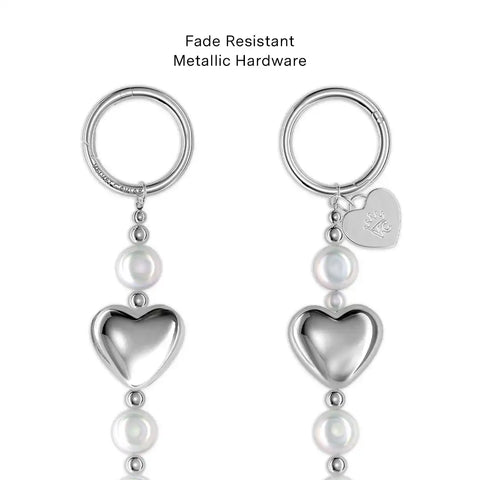 Pearl Heart Bag Chain
