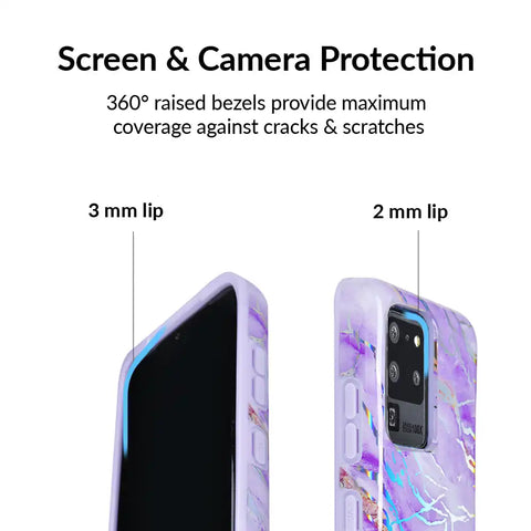 Purple Holo Moonstone Samsung Case