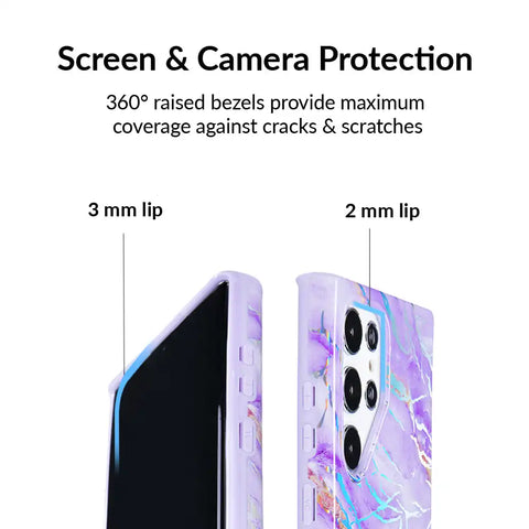 Purple Holo Moonstone Samsung Case