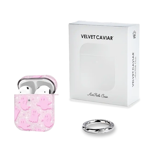 Ghosted Pink Glitter AirPod Case