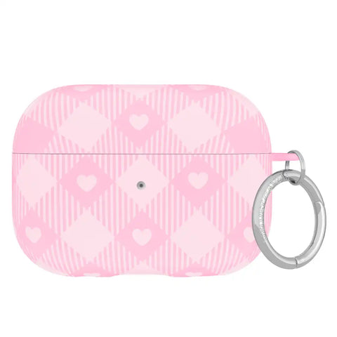 Dolly Pink Gingham AirPod Case