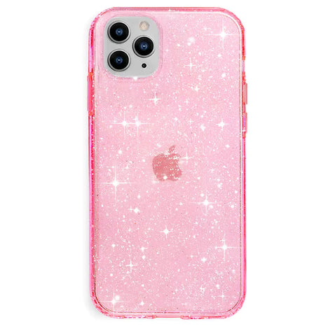 Pink Stardust Glitter iPhone Case