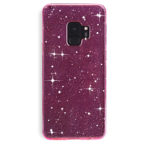 Pink Stardust Glitter Samsung Case