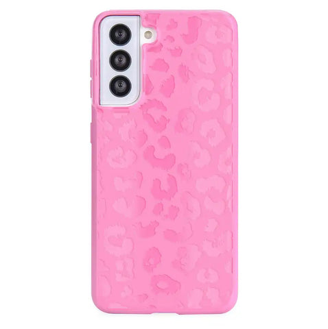 Hot Pink Leopard Samsung Case