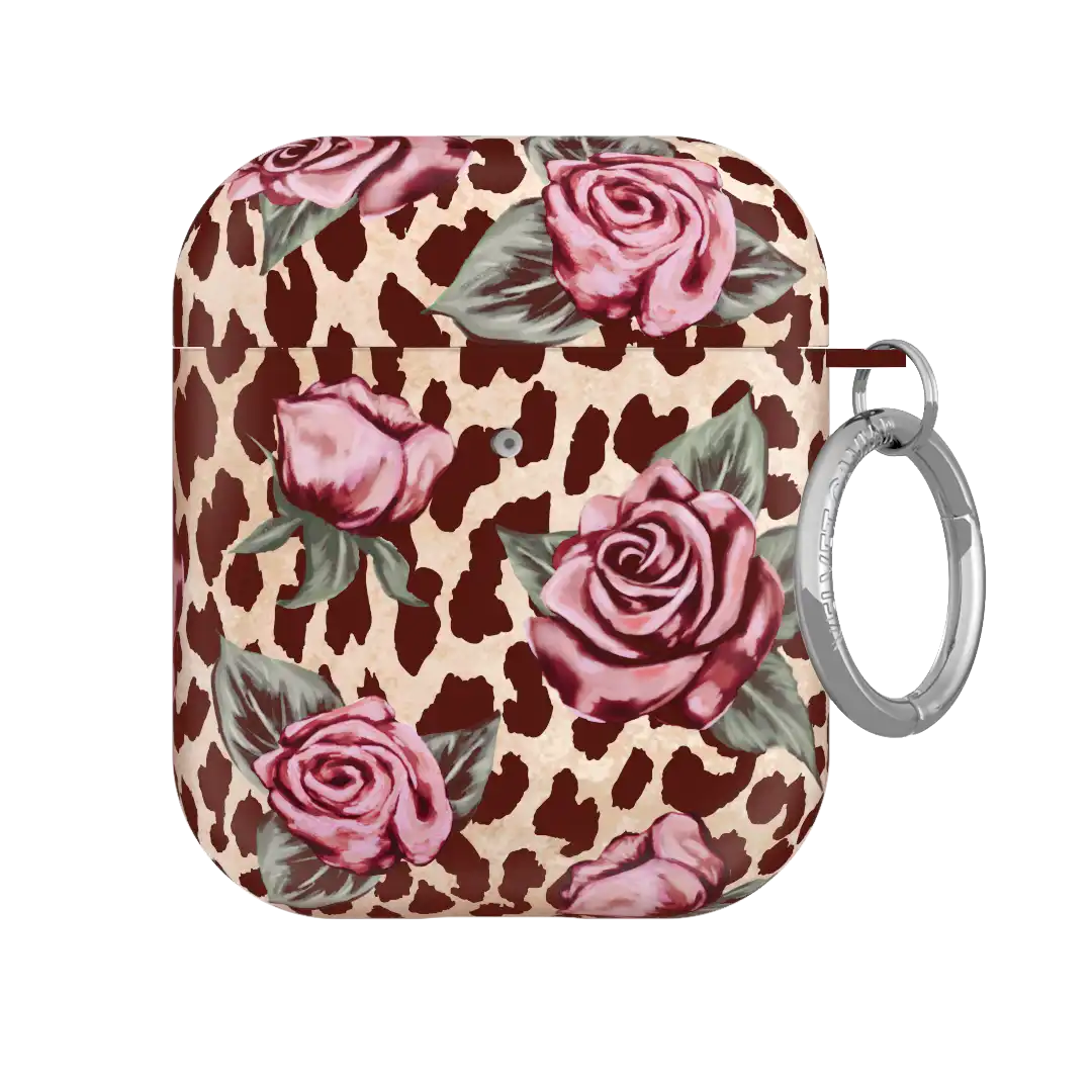Rosy Leopard AirPod Case
