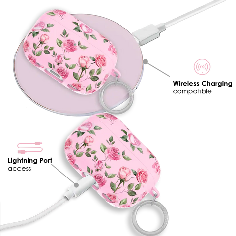 Baby Pink Roses AirPod Case