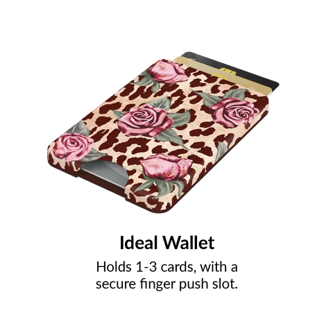 Rosy Leopard MagSafe Wallet