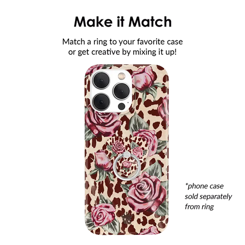 Rosy Leopard Phone Ring