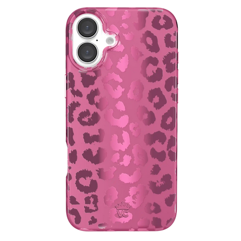 Pink Ruby Leopard iPhone Case