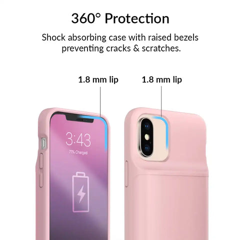 Pink iPhone Charging Case