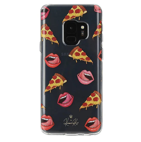 Pizza Lips iPhone Case by Kendall Vertes