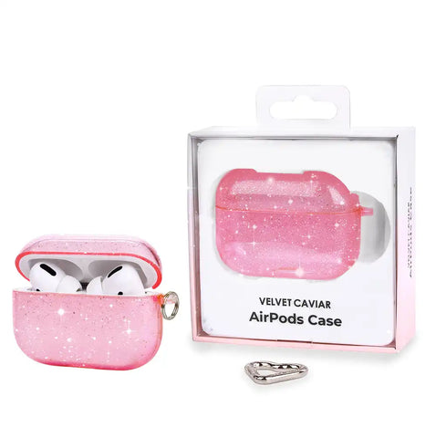 Pink Stardust Glitter AirPod Case