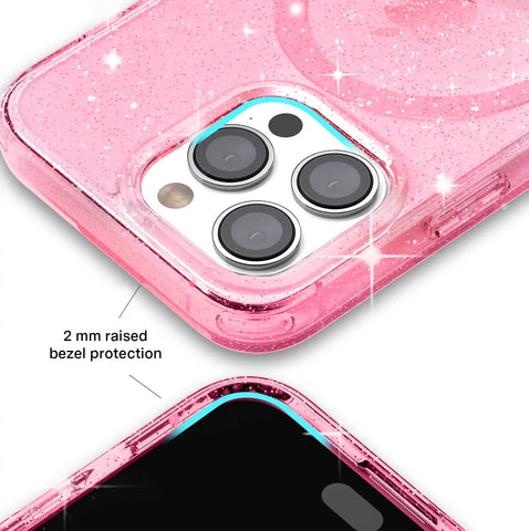 Pink Stardust Glitter iPhone Case