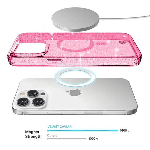Pink Stardust Glitter iPhone Case