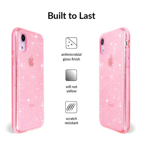 Pink Stardust Glitter iPhone Case