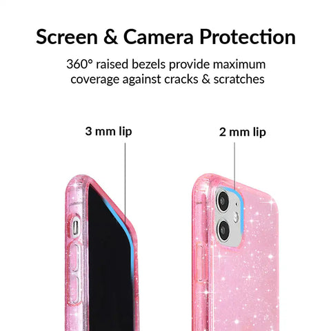 Pink Stardust Glitter iPhone Case