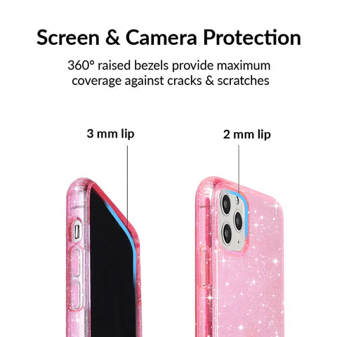 Pink Stardust Glitter iPhone Case