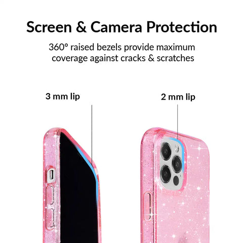 Pink Stardust Glitter iPhone Case