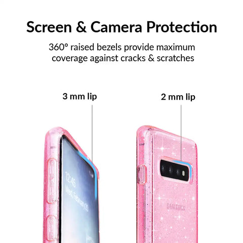 Pink Stardust Glitter Samsung Case
