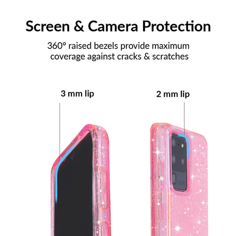 Pink Stardust Glitter Samsung Case