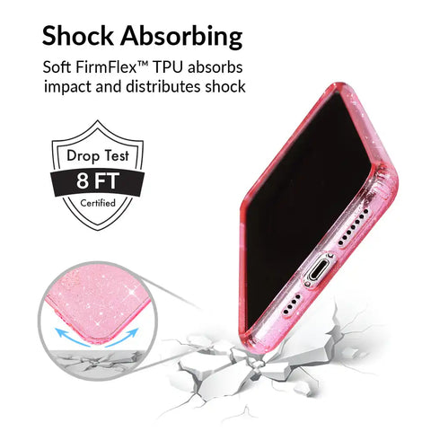 Pink Stardust Glitter iPhone Case