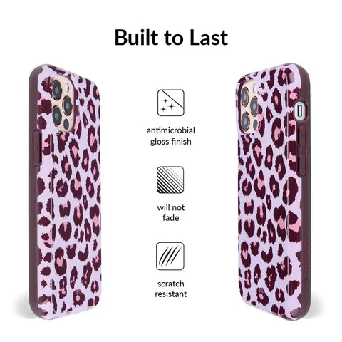 Purrfect Pink Leopard iPhone Case