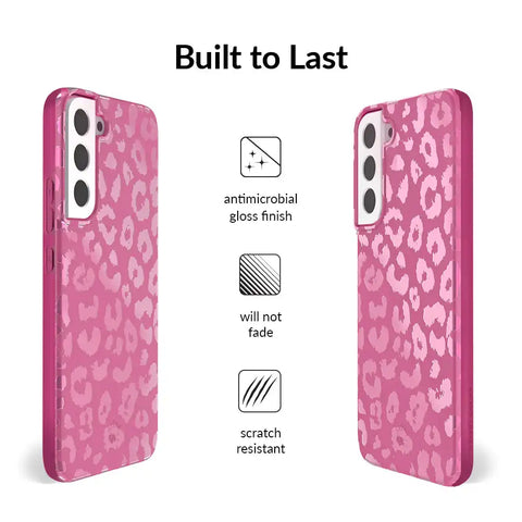 Pink Ruby Leopard Samsung Case