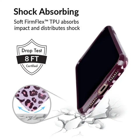 Purrfect Pink Leopard iPhone Case