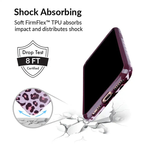 Purrfect Pink Leopard iPhone Case