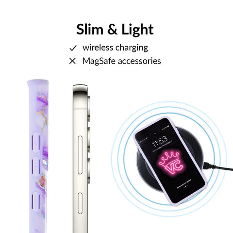 Purple Holo Moonstone Samsung Case