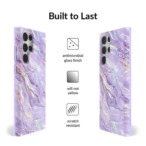 Purple Holo Moonstone Samsung Case