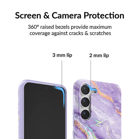 Purple Holo Moonstone Samsung Case