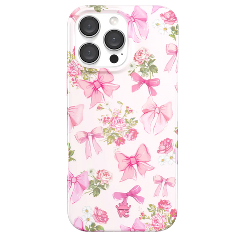 Posie Pink Bow iPhone Case