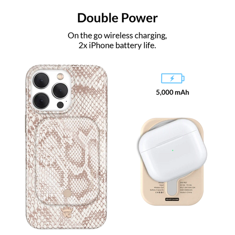 Nude Python Portable MagSafe Charger Power Pack