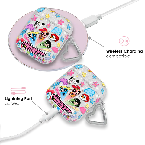 The Powerpuff Girls Girl Power Glitter AirPod Case