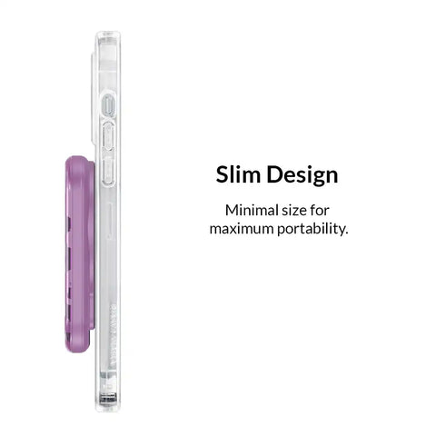 Amethyst Leopard Portable MagSafe Charger Power Pack