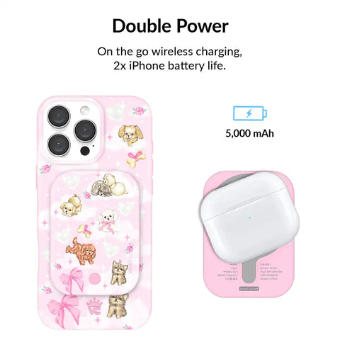 Puppy Love Portable MagSafe Charger Power Pack