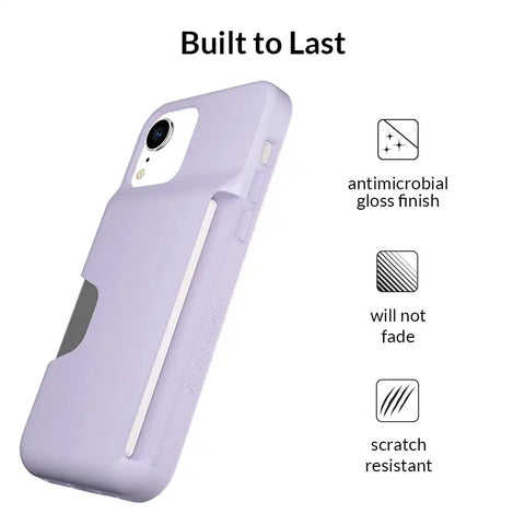 Light Purple iPhone Wallet Case